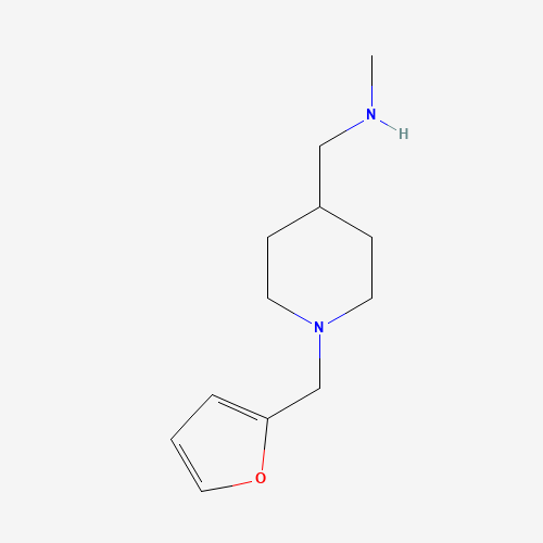 1-[1-(furan-2-ylmethyl)piperidin-4-yl]-N-methylmethanamine (CAS: 934570-57-7) - Related Chemical Product