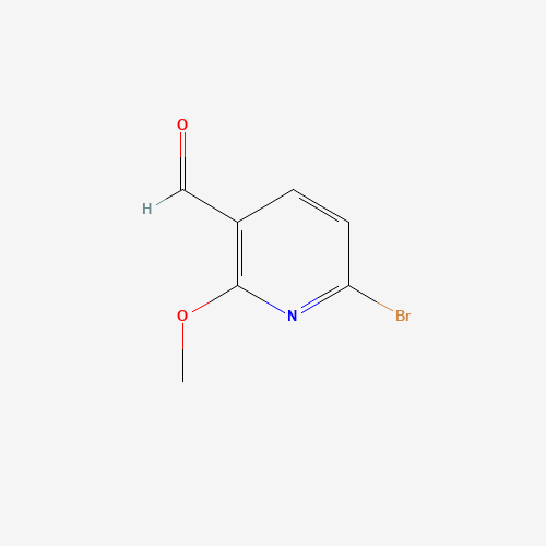 6-bromo-2-methoxypyridine-3-carbaldehyde (CAS: 58819-88-8) - Chemical Structure and Molecular Formula 