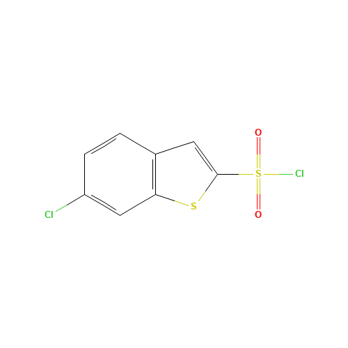 6-chloro-1-benzothiophene-2-sulfonyl chloride (CAS: 128852-07-3) - Related Chemical Product