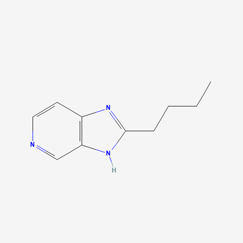 2-butyl-3H-imidazo[4,5-c]pyridine (CAS: 133239-95-9) - Chemical Structure and Molecular Formula 