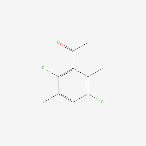 1-(2,5-dichloro-3,6-dimethylphenyl)ethanone (CAS: 164165-77-9) - Chemical Structure and Molecular Formula 