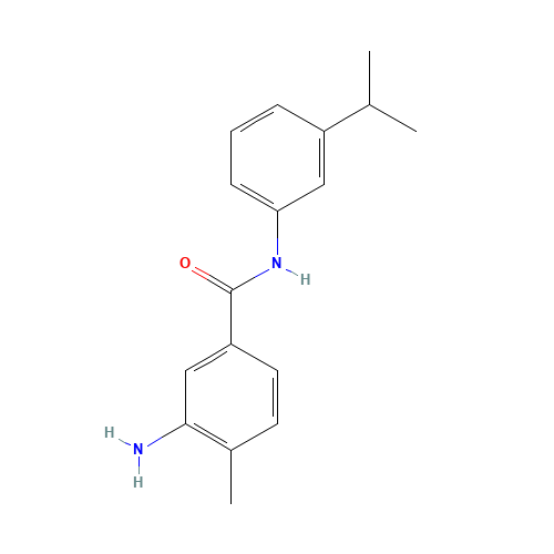 3-amino-4-methyl-N-(3-propan-2-ylphenyl)benzamide (CAS: 870221-09-3) - Related Chemical Product