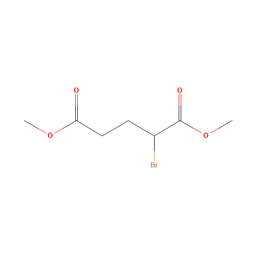 dimethyl 2-bromopentanedioate (CAS: 760-94-1) - Chemical Structure and Molecular Formula 