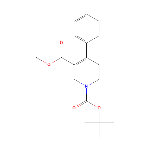 1-O-tert-butyl 5-O-methyl 4-phenyl-3,6-dihydro-2H-pyridine-1,5-dicarboxylate (CAS: 221141-77-1) - Related Chemical Product
