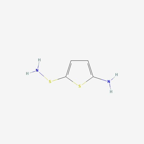 S-(5-aminothiophen-2-yl)thiohydroxylamine (CAS: 501094-76-4) - Chemical Structure and Molecular Formula 