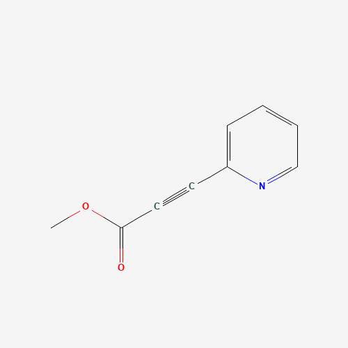 methyl 3-pyridin-2-ylprop-2-ynoate (CAS: 72764-93-3) - Chemical Structure and Molecular Formula 
