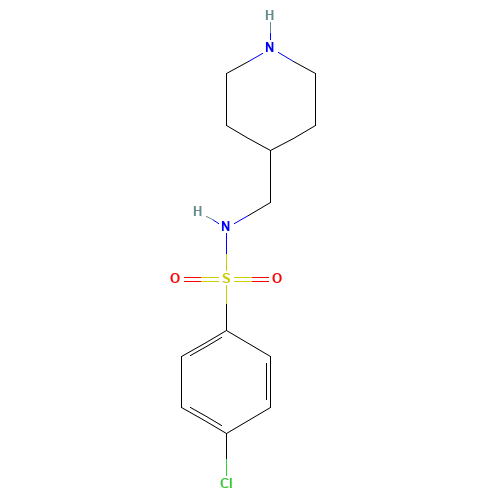 4-chloro-N-(piperidin-4-ylmethyl)benzenesulfonamide (CAS: 1281760-93-7) - Related Chemical Product