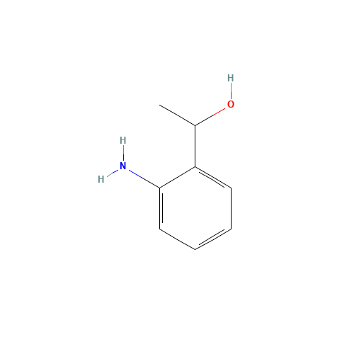 1-(2-aminophenyl)ethanol (CAS: 10517-50-7) - Chemical Structure and Molecular Formula 