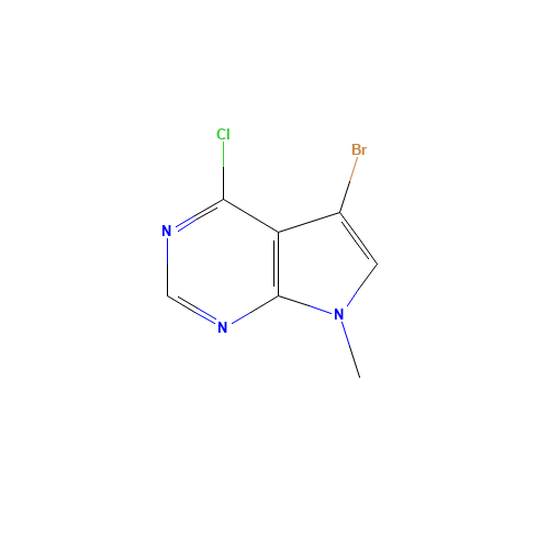 5-bromo-4-chloro-7-methylpyrrolo[2,3-d]pyrimidine (CAS: 1266343-30-9) - Related Chemical Product