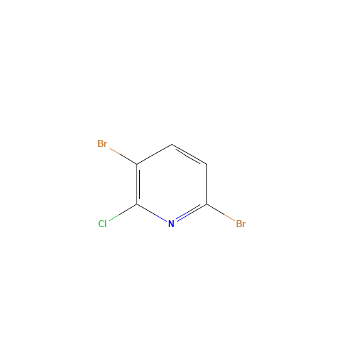 3,6-dibromo-2-chloropyridine (CAS: 942206-18-0) - Chemical Structure and Molecular Formula 