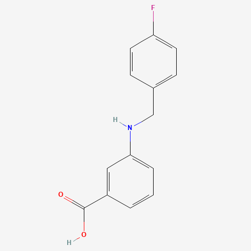 3-[(4-fluorophenyl)methylamino]benzoic acid (CAS: 718602-89-2) - Related Chemical Product