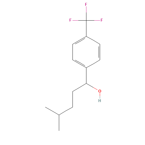 4-methyl-1-[4-(trifluoromethyl)phenyl]pentan-1-ol (CAS: 1245806-42-1) - Related Chemical Product