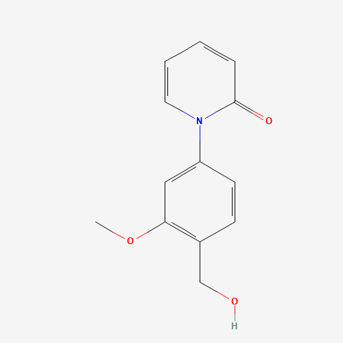 1-[4-(hydroxymethyl)-3-methoxyphenyl]pyridin-2-one (CAS: 1431735-16-8) - Related Chemical Product