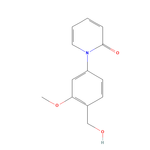 1-[4-(hydroxymethyl)-3-methoxyphenyl]pyridin-2-one (CAS: 1431735-16-8) - Related Chemical Product