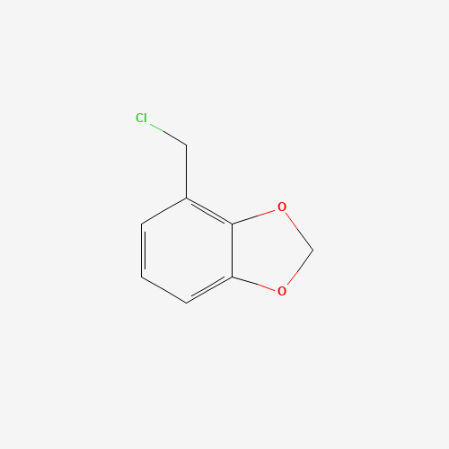 4-(chloromethyl)-1,3-benzodioxole (CAS: 75875-58-0) - Chemical Structure and Molecular Formula 