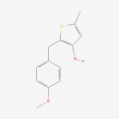 2-[(4-methoxyphenyl)methyl]-5-methylthiophen-3-ol (CAS: 1350835-46-9) - Related Chemical Product