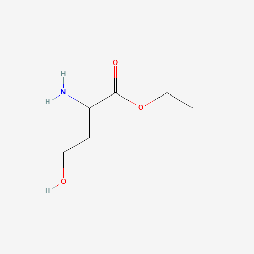 ethyl 2-amino-4-hydroxybutanoate (CAS: 764724-38-1) - Chemical Structure and Molecular Formula 