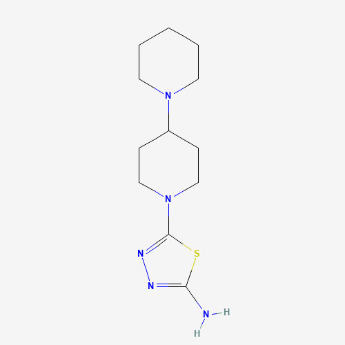 5-(4-piperidin-1-ylpiperidin-1-yl)-1,3,4-thiadiazol-2-amine (CAS: 941867-27-2) - Related Chemical Product