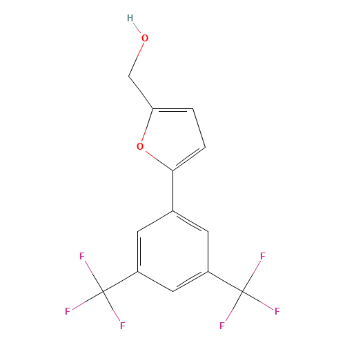 [5-[3,5-bis(trifluoromethyl)phenyl]furan-2-yl]methanol (CAS: 424803-19-0) - Related Chemical Product