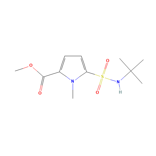 methyl 5-(tert-butylsulfamoyl)-1-methylpyrrole-2-carboxylate (CAS: 519056-59-8) - Related Chemical Product