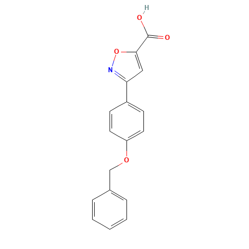 3-(4-phenylmethoxyphenyl)-1,2-oxazole-5-carboxylic acid (CAS: 901929-01-9) - Related Chemical Product