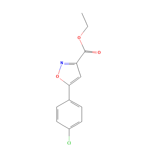 ethyl 5-(4-chlorophenyl)-1,2-oxazole-3-carboxylate (CAS: 81282-12-4) - Related Chemical Product