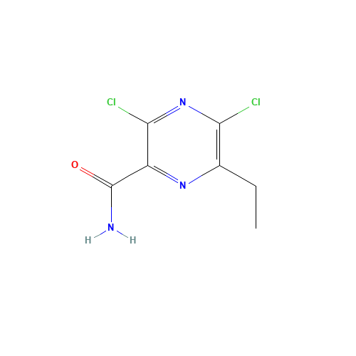 3,5-dichloro-6-ethylpyrazine-2-carboxamide (CAS: 313340-08-8) - Related Chemical Product