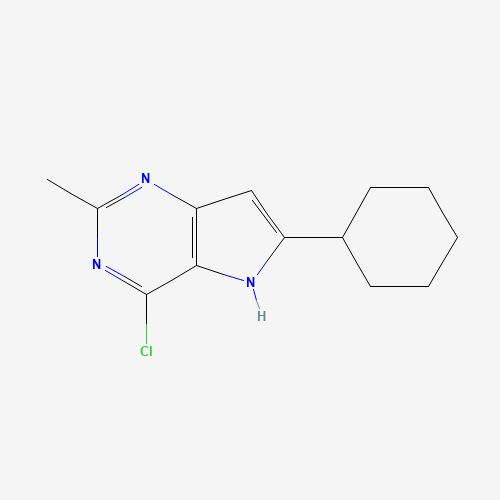4-chloro-6-cyclohexyl-2-methyl-5H-pyrrolo[3,2-d]pyrimidine (CAS: 237435-49-3) - Related Chemical Product