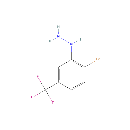 [2-bromo-5-(trifluoromethyl)phenyl]hydrazine (CAS: 739361-61-6) - Related Chemical Product