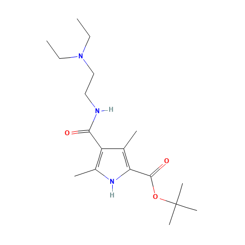 tert-butyl 4-[2-(diethylamino)ethylcarbamoyl]-3,5-dimethyl-1H-pyrrole-2-carboxylate (CAS: 590424-04-7) - Related Chemical Product