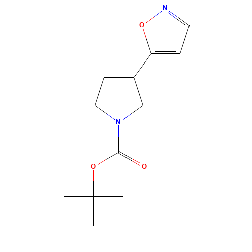 tert-butyl 3-(1,2-oxazol-5-yl)pyrrolidine-1-carboxylate (CAS: 1225218-92-7) - Related Chemical Product