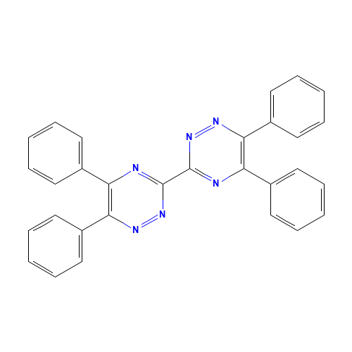 3-(5,6-diphenyl-1,2,4-triazin-3-yl)-5,6-diphenyl-1,2,4-triazine (CAS: 93372-16-8) - Related Chemical Product