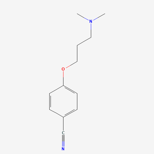 4-[3-(dimethylamino)propoxy]benzonitrile (CAS: 146440-15-5) - Chemical Structure and Molecular Formula 