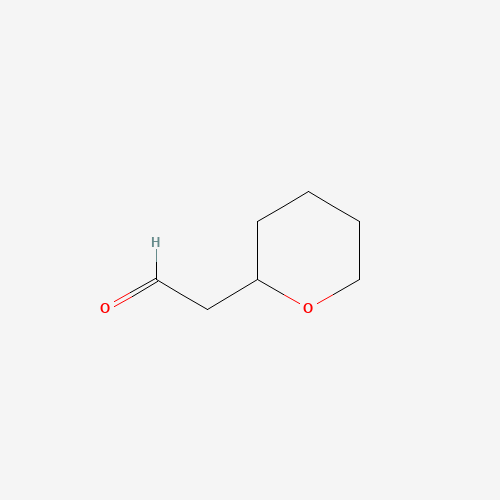 2-(oxan-2-yl)acetaldehyde (CAS: 86266-57-1) - Chemical Structure and Molecular Formula 