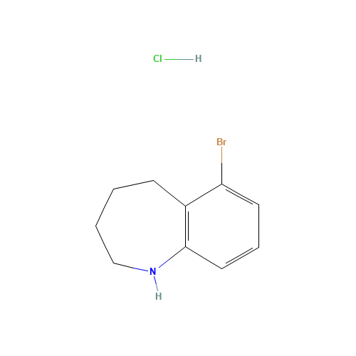 6-bromo-2,3,4,5-tetrahydro-1H-1-benzazepine;hydrochloride (CAS: 1379350-71-6) - Related Chemical Product