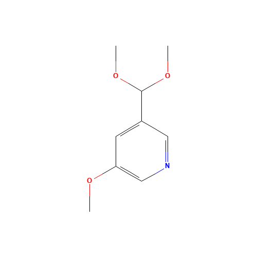 3-(dimethoxymethyl)-5-methoxypyridine (CAS: 1087659-15-1) - Related Chemical Product