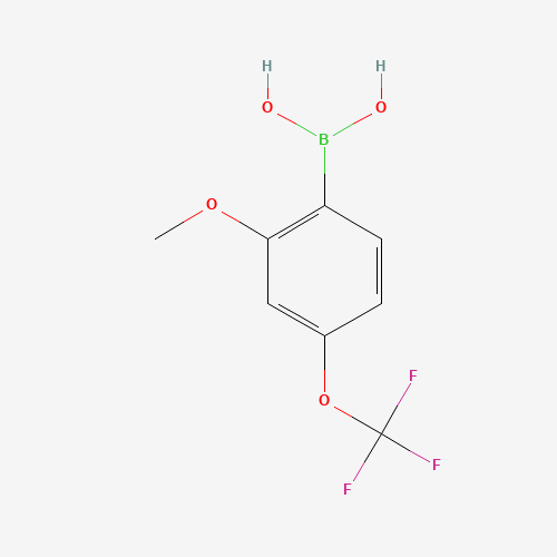 [2-methoxy-4-(trifluoromethoxy)phenyl]boronic acid (CAS: 355836-10-1) - Related Chemical Product