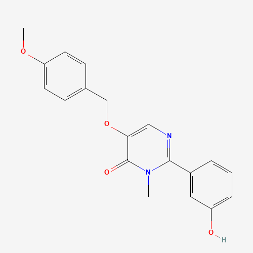 2-(3-hydroxyphenyl)-5-[(4-methoxyphenyl)methoxy]-3-methylpyrimidin-4-one (CAS: 1333240-13-3) - Related Chemical Product