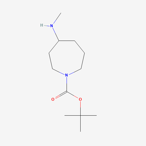 tert-butyl 4-(methylamino)azepane-1-carboxylate (CAS: 878630-92-3) - Chemical Structure and Molecular Formula 