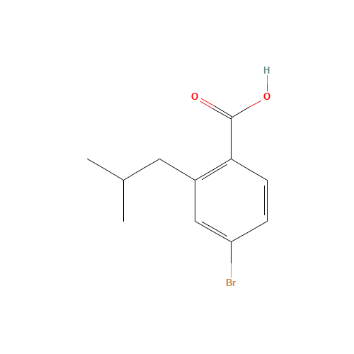 4-bromo-2-(2-methylpropyl)benzoic acid (CAS: 1016313-25-9) - Related Chemical Product