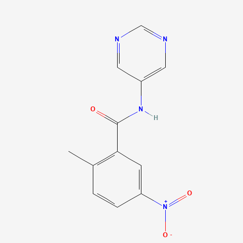 2-methyl-5-nitro-N-pyrimidin-5-ylbenzamide (CAS: 925898-37-9) - Related Chemical Product