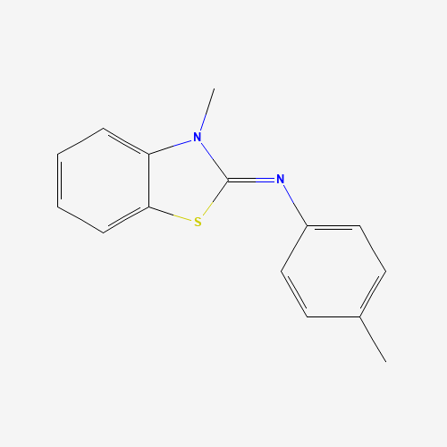 3-methyl-N-(4-methylphenyl)-1,3-benzothiazol-2-imine (CAS: 70038-60-7) - Related Chemical Product