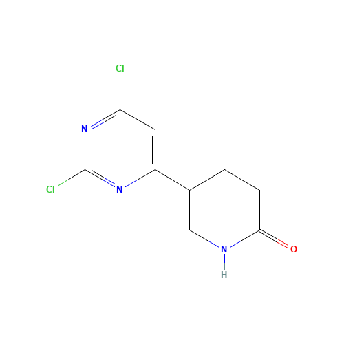 5-(2,6-dichloropyrimidin-4-yl)piperidin-2-one (CAS: 1439818-91-3) - Related Chemical Product