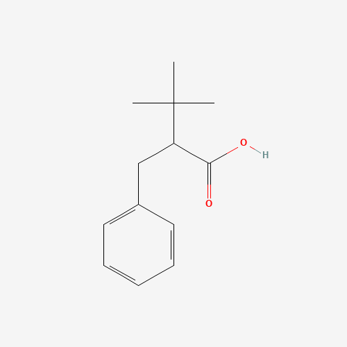 2-benzyl-3,3-dimethylbutanoic acid (CAS: 53483-12-8) - Chemical Structure and Molecular Formula 