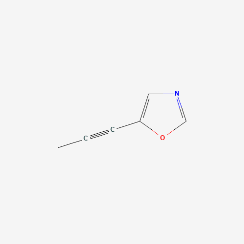 5-prop-1-ynyl-1,3-oxazole (CAS: 1178566-51-2) - Chemical Structure and Molecular Formula 