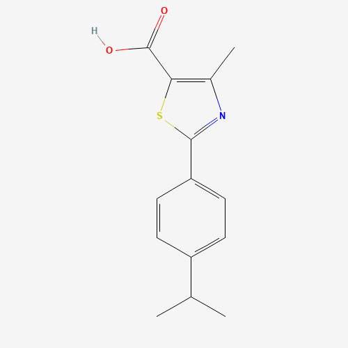 4-methyl-2-(4-propan-2-ylphenyl)-1,3-thiazole-5-carboxylic acid (CAS: 343322-57-6) - Related Chemical Product