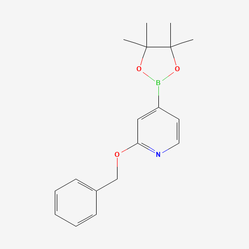2-phenylmethoxy-4-(4,4,5,5-tetramethyl-1,3,2-dioxaborolan-2-yl)pyridine (CAS: 1256359-03-1) - Related Chemical Product