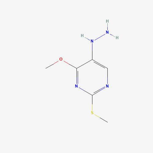 (4-methoxy-2-methylsulfanylpyrimidin-5-yl)hydrazine (CAS: 1441760-81-1) - Related Chemical Product