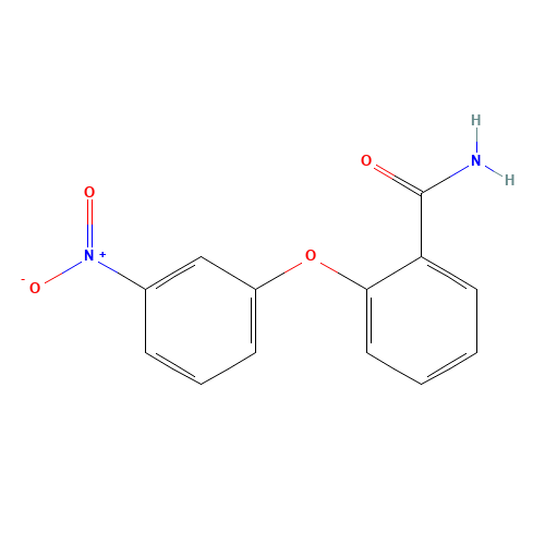 2-(3-nitrophenoxy)benzamide (CAS: 92961-23-4) - Chemical Structure and Molecular Formula 