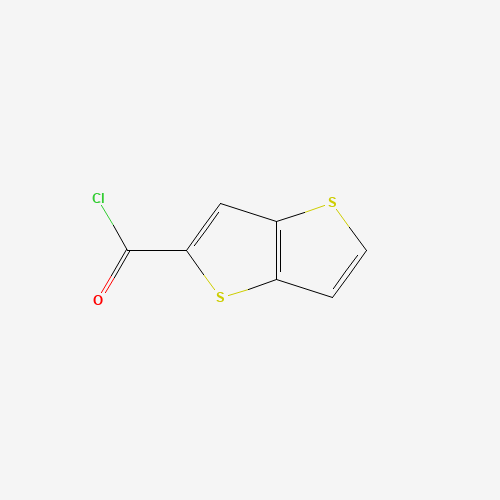 thieno[3,2-b]thiophene-5-carbonyl chloride (CAS: 874881-04-6) - Chemical Structure and Molecular Formula 